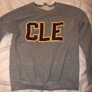 CLE Gray Crewneck Size: S